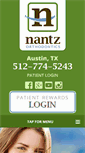 Mobile Screenshot of nantzorthodontics.com